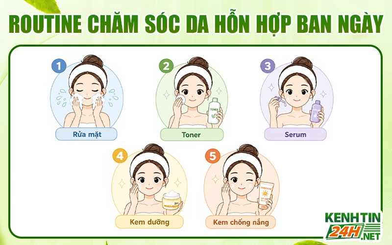 Routine ban ngày – tối giản nhưng phải “đúng và đủ” 
