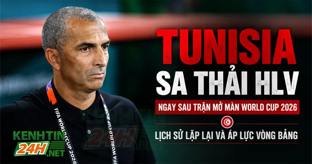 Đội Tuyển Tunisia Sa Thải HLV