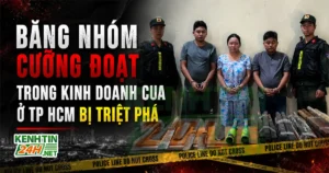 Băng nhóm cưỡng đoạt tài sản trong kinh doanh cua ở TP HCM