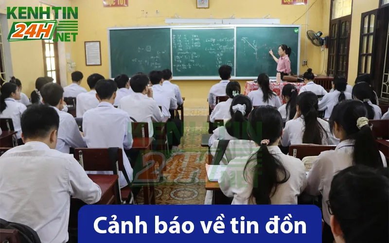Cảnh báo về tin đồn
