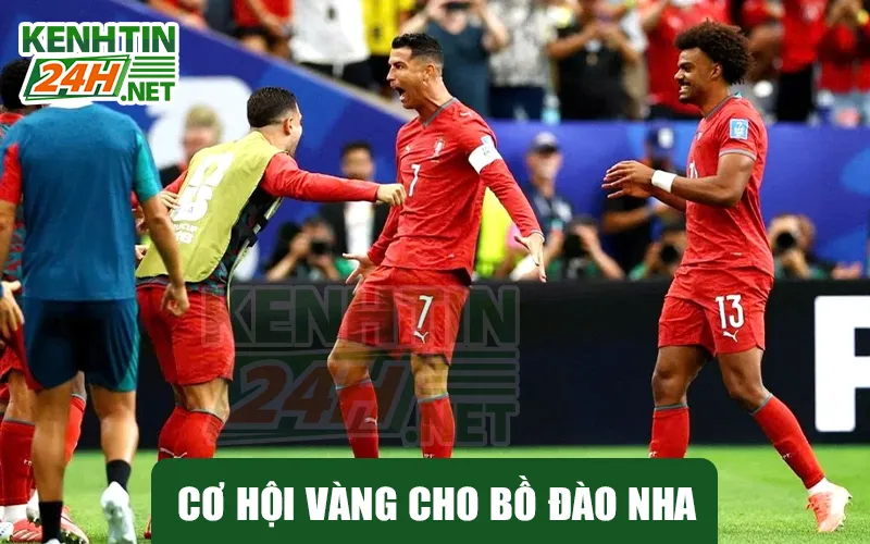 Cơ hội vàng cho đội tuyển Bồ Đào Nha