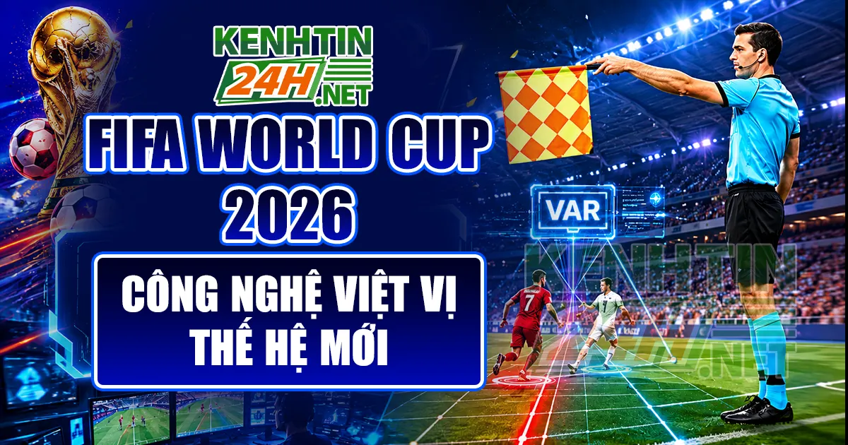 FIFA World Cup 2026 áp dụng công nghệ việt vị mới – Bước tiến lớn của bóng đá hiện đại
