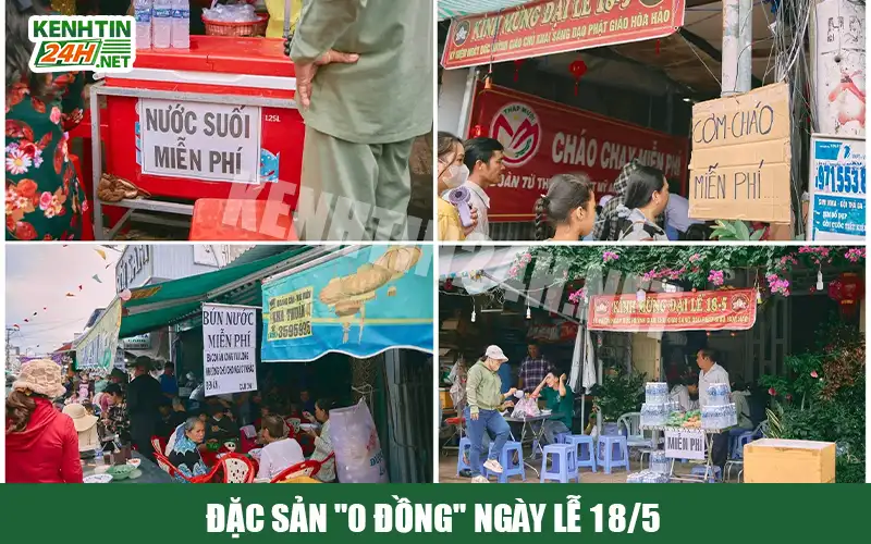Đặc sản 0 đồng của Lễ 18/5