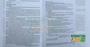 Đề Thi Văn THPT Quốc Gia Năm 2026