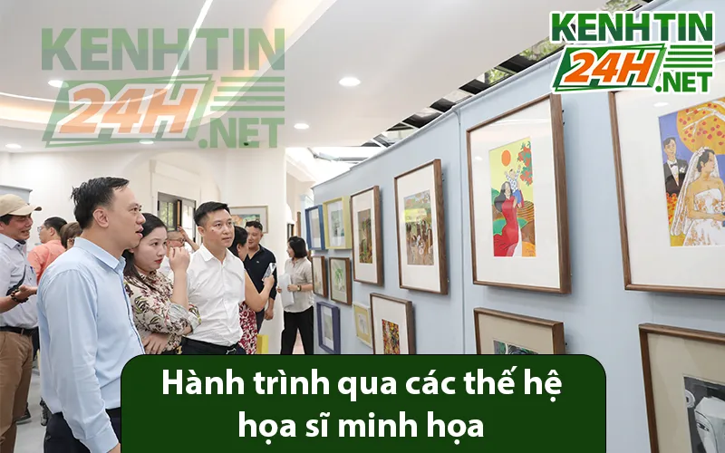 Hành trình qua các thế hệ họa sĩ minh họa