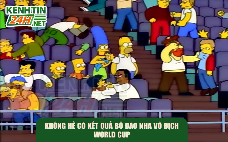 Không hề có kết quả Bồ Đào Nha vô địch World Cup