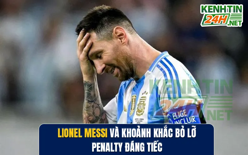 Lionel Messi và khoảnh khắc bỏ lỡ penalty đáng tiếc