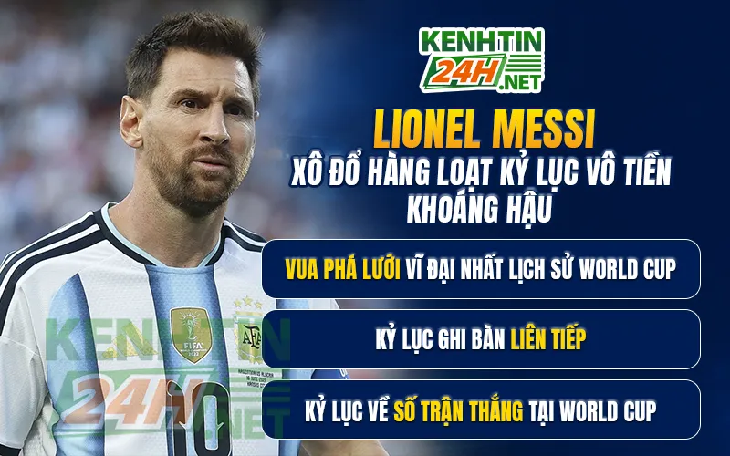 Lionel Messi Xô Đổ Hàng Loạt Kỷ Lục Vô Tiền Khoáng Hậu