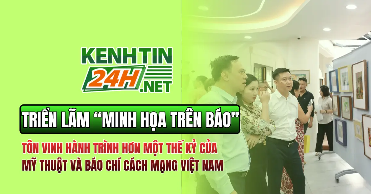 Triển lãm “Minh họa trên báo”