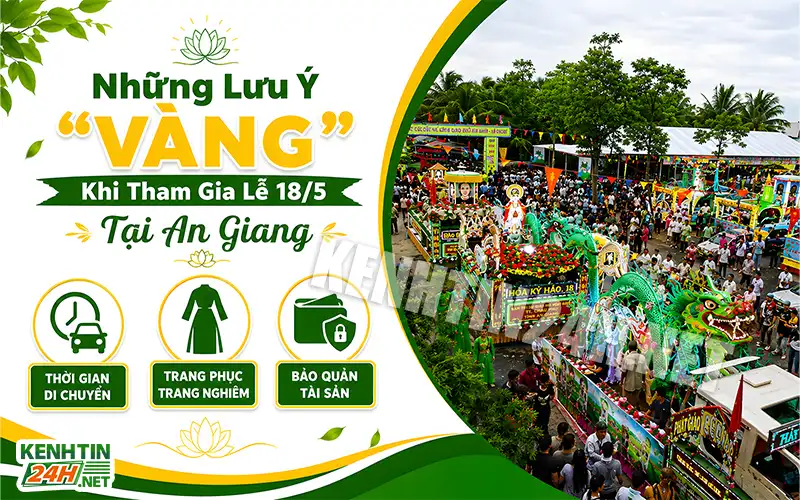 Những Lưu Ý "Vàng" Khi Tham Gia Lễ 18/5 Tại An Giang