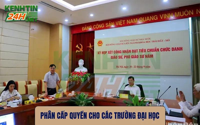 Phân cấp quyền cho các trường đại học