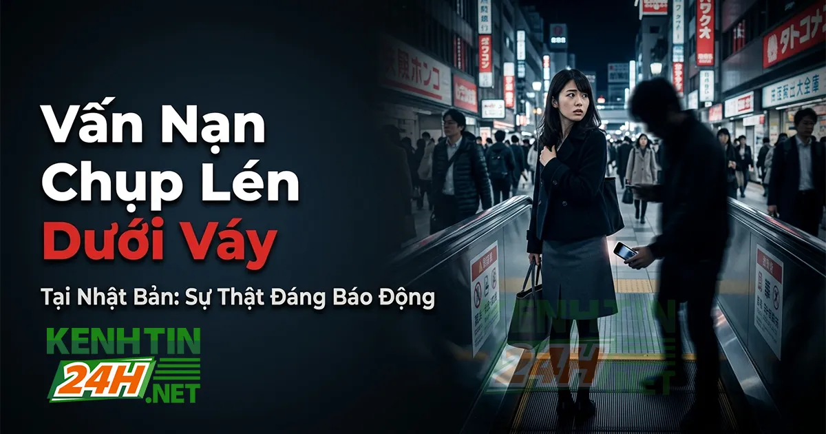 Vấn Nạn Chụp Lén Dưới Váy Tại Nhật Bản