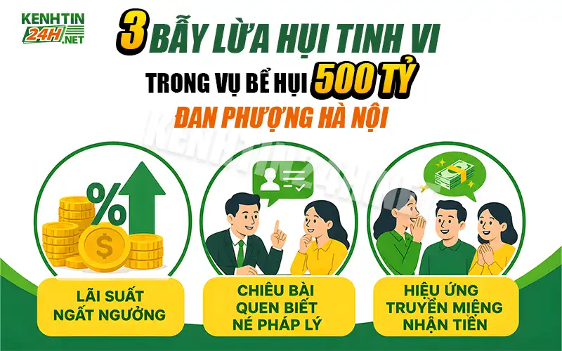 3 bẫy lừa đảo khi chơi hụi đầy tinh vi