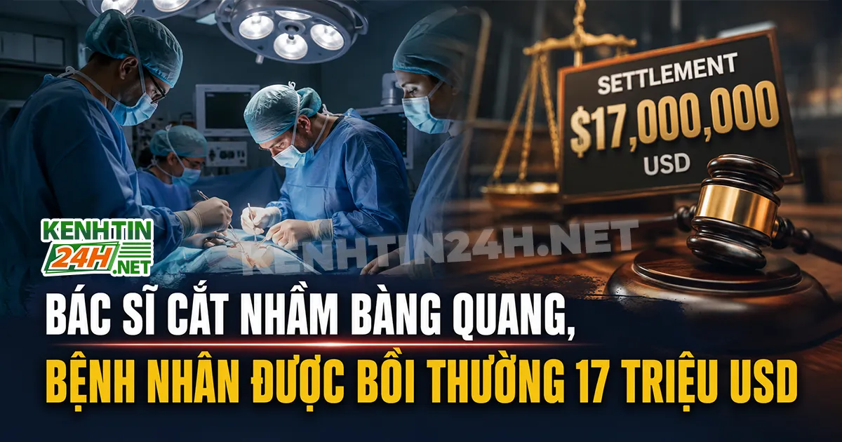 Bác sĩ cắt nhầm bàng quang bệnh nhân