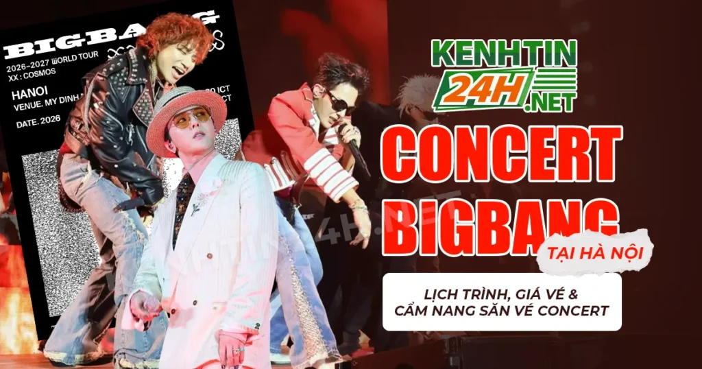 Lịch Trình Và Giá Vé Concert BIGBANG