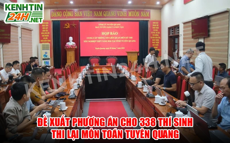 Đề Xuất Phương Án Cho 338 Thí Sinh Thi Lại Môn Toán Tuyên Quang