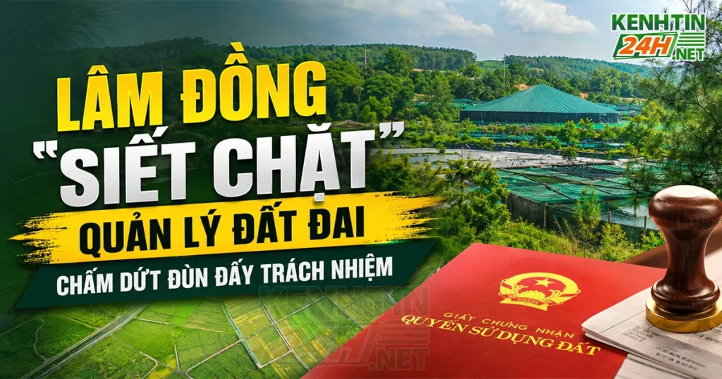 Lâm Đồng "Siết Chặt" Quản Lý Đất Đai