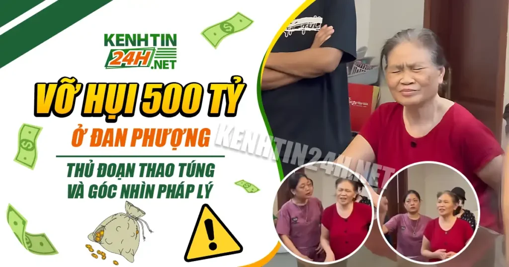 Vỡ hụi 500 tỷ ở Đan Phượng