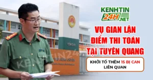 Gian Lận Điểm Thi Toán Tại CTQ: Khởi Tố Thêm 15 Bị Can