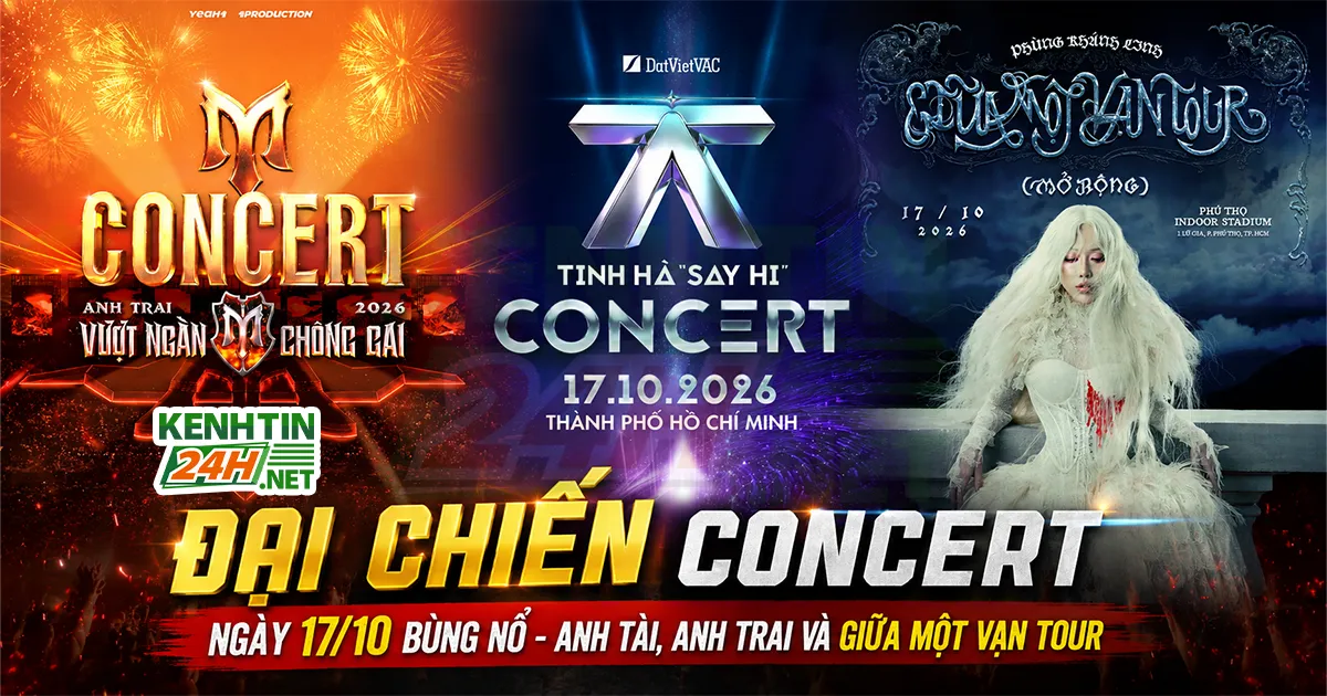 ại Chiến Concert Ngày 17/10 Bùng Nổ V-Biz