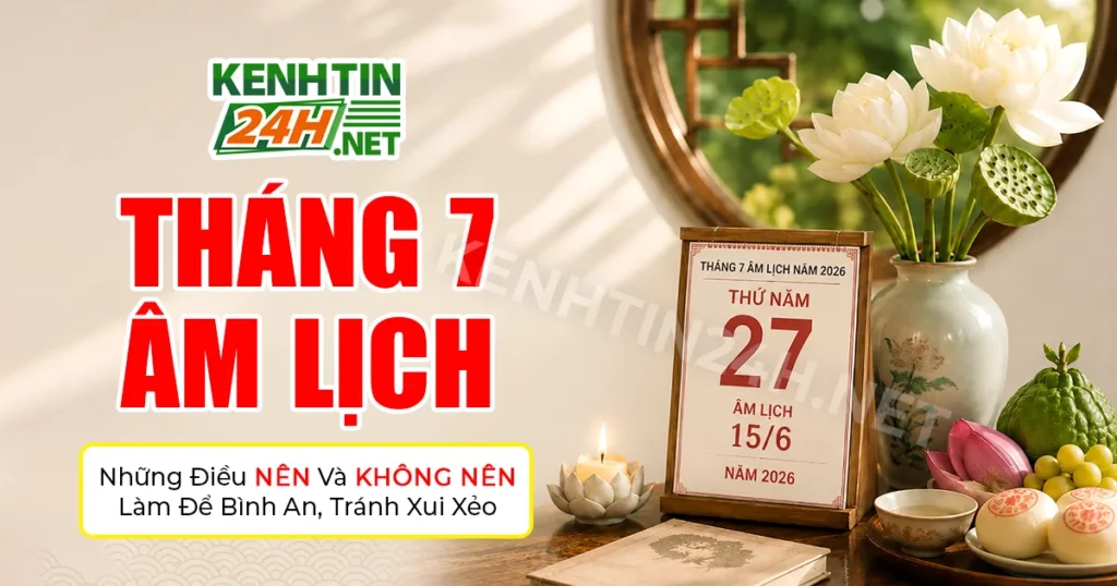 Tháng 7 Âm Lịch - Những Điều NÊN Và KHÔNG NÊN