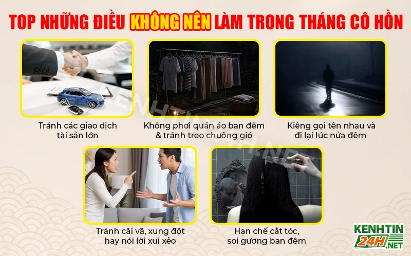 Top Những Điều KHÔNG NÊN Làm Trong Tháng Cô Hồn