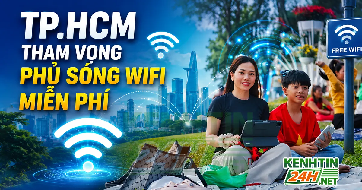 TP.HCM Tham Vọng Phủ Sóng Wifi Miễn Phí